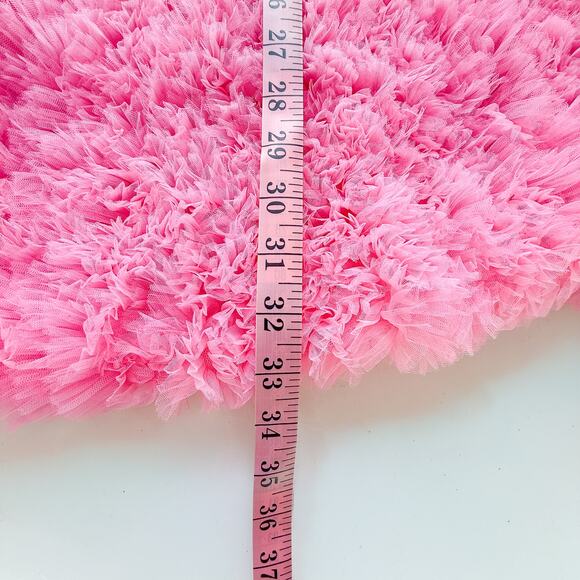 Selezza London Tulle Mini Dress Pink Blossom Dress XS Statement Party Designer - Picture 5 of 9